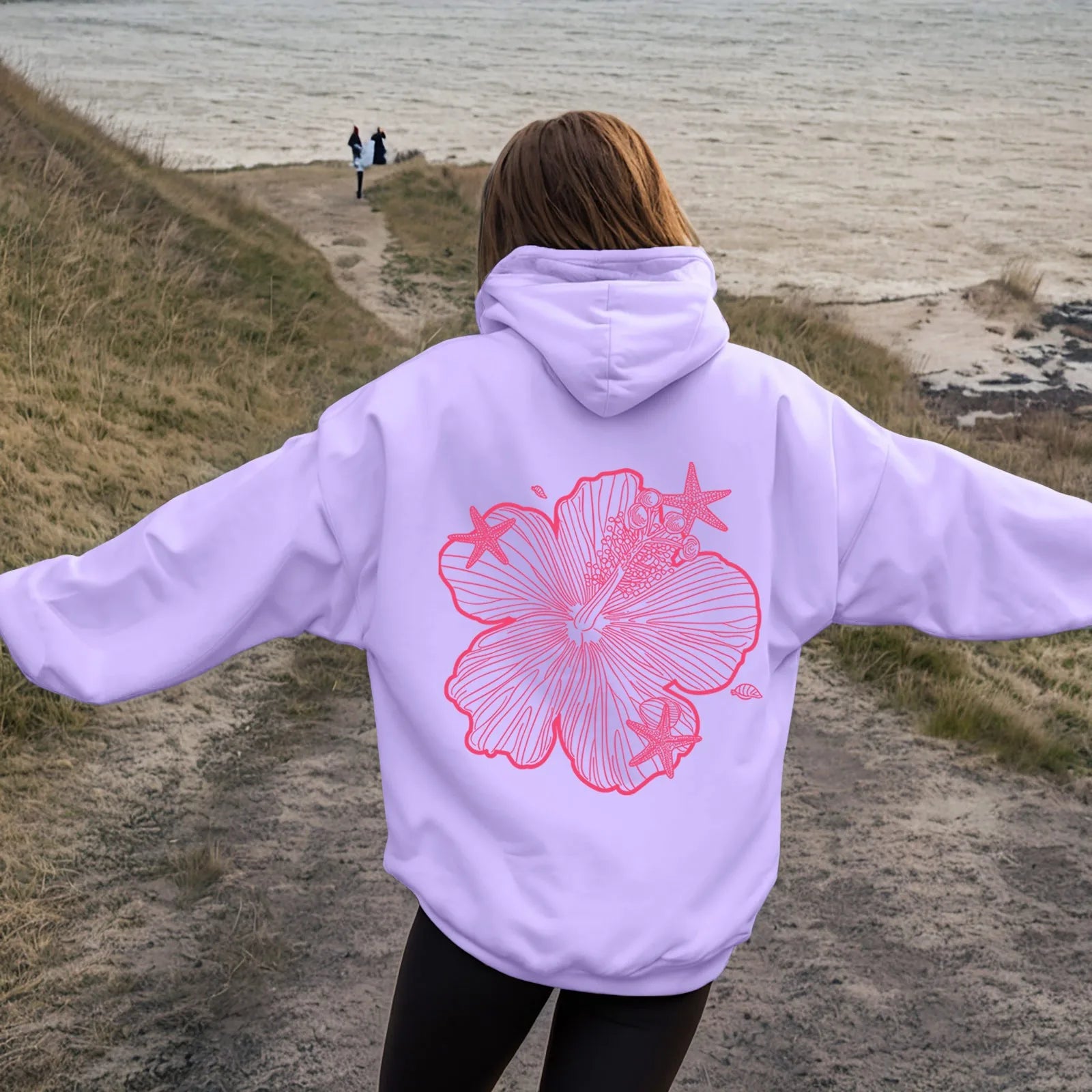 Long Hoodie Sweatshirt
